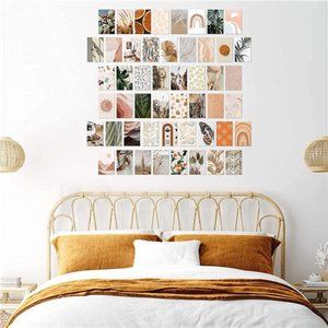 50PCS Boho Aesthetic Pictures Wall Collage Kit, Photo Collection Collage Dorm